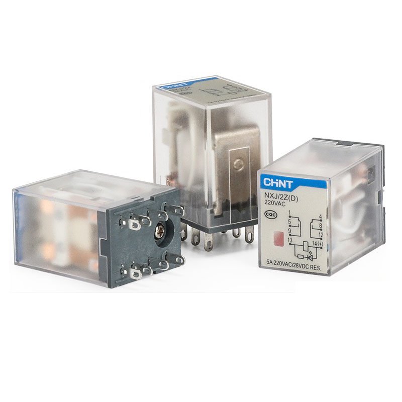 Chint NXJ/3Z (D) 24VDC Plug-in Type with Lamp 11pin Electromagnetic Relay