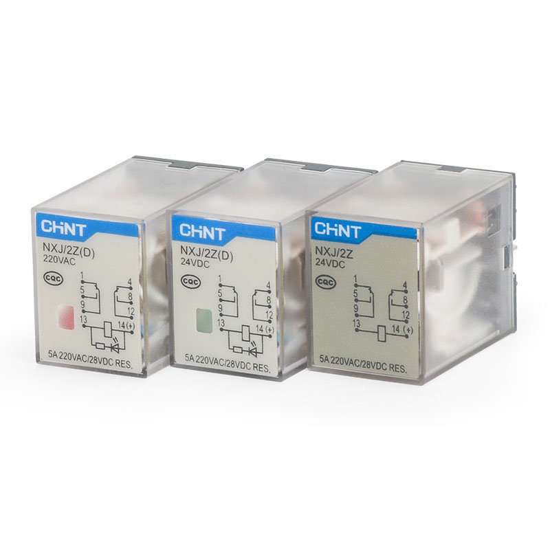 Chint NXJ/3Z (D) 24VDC Plug-in Type with Lamp 11pin Electromagnetic Relay
