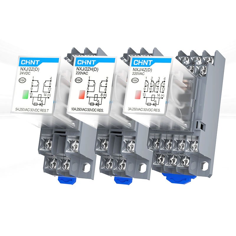 Chint NXJ/3Z (D) 24VDC Plug-in Type with Lamp 11pin Electromagnetic Relay