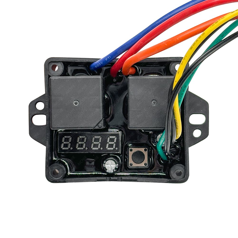 Digital Radiator Fans Controller Relay Kit Wiring Harness Switch Relay Fuse Relay 12V Wire Harness with Switch