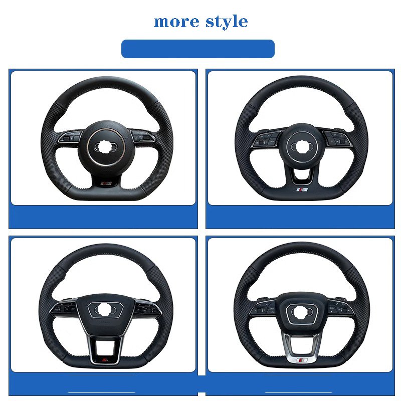 Made In China Black Color Car Steering Wheel For Audi-A4 A5 A6 Steering Wheel Custom