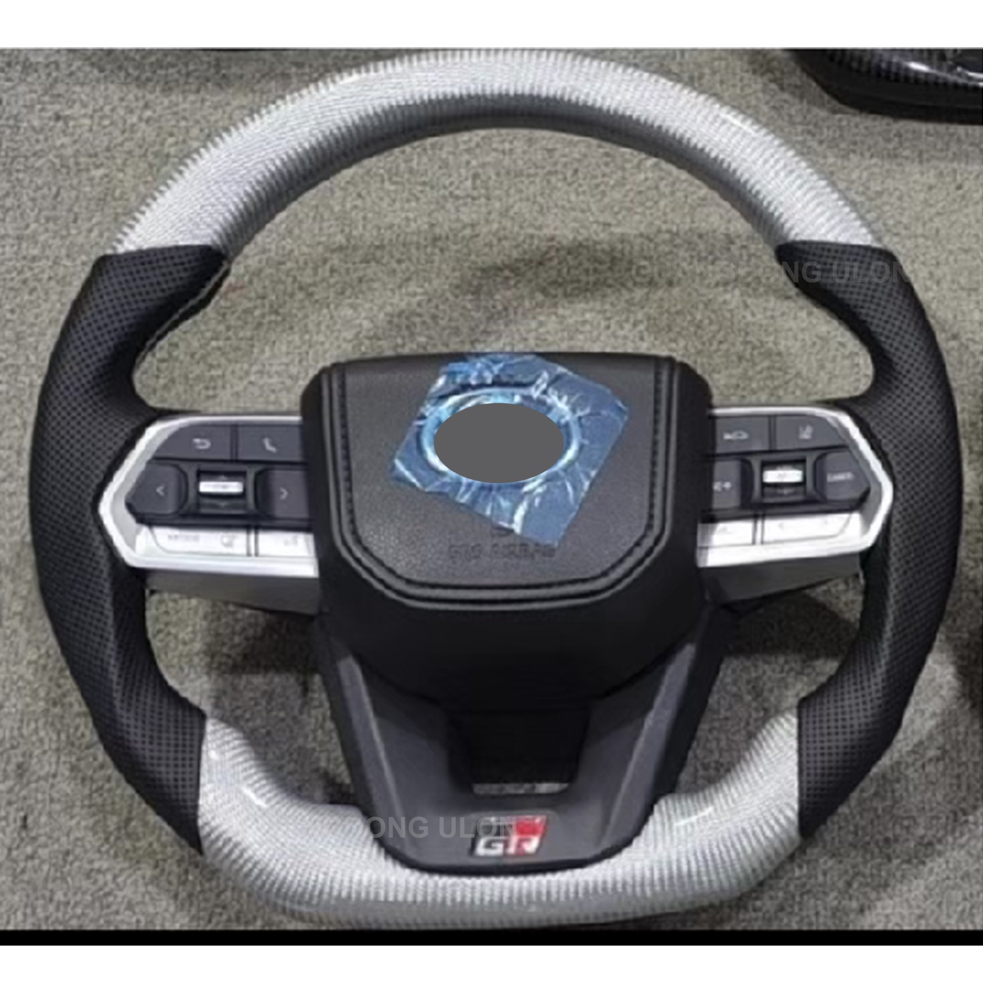 Up grade To LC300 D-type Steering wheel For Toyota LAND CRUISER LC200 Carbon Fiber Steering wheel 2008-2021