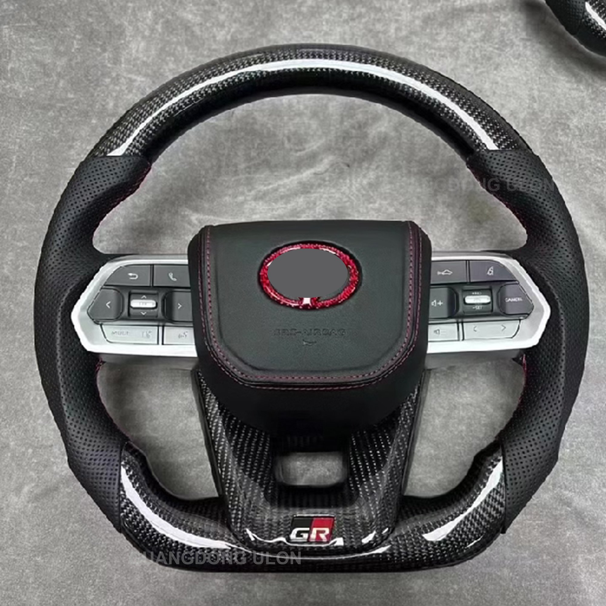 Up grade To LC300 D-type Steering wheel For Toyota LAND CRUISER LC200 Carbon Fiber Steering wheel 2008-2021