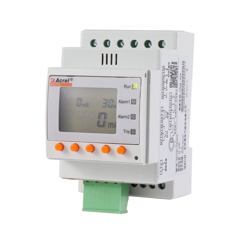 Acrel ASJ10L-LD1A Residual Leakage Current protection Relay with 30ma-30A Relay Output