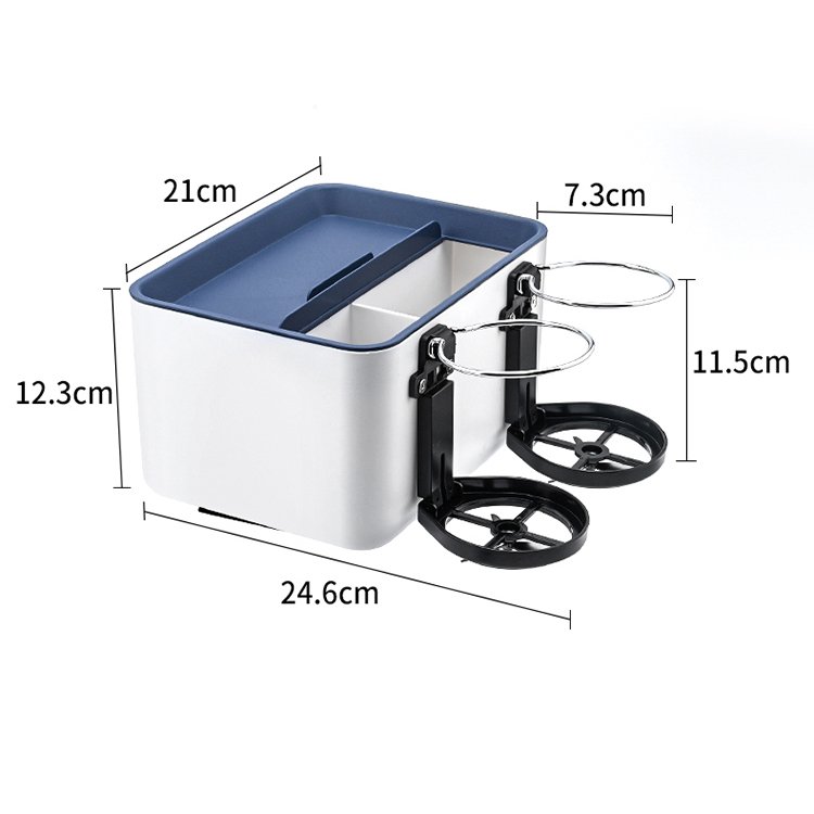 Luxury Plastic Foldable Parts Car Paper Water Cup Holder Storage case Box
