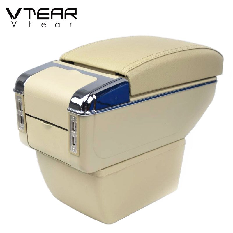 Vtear for Suzuki Ertiga Armrest Interior Center Console Storage Box Arm Rest Car-styling Decoration Accessories Parts Organizer