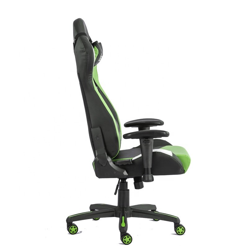 Factory OEM Wholesale Cheap Gaming Chair Racing Style Multi-color Optional Reclining Gaming Chair 2D Adjustable Armrest