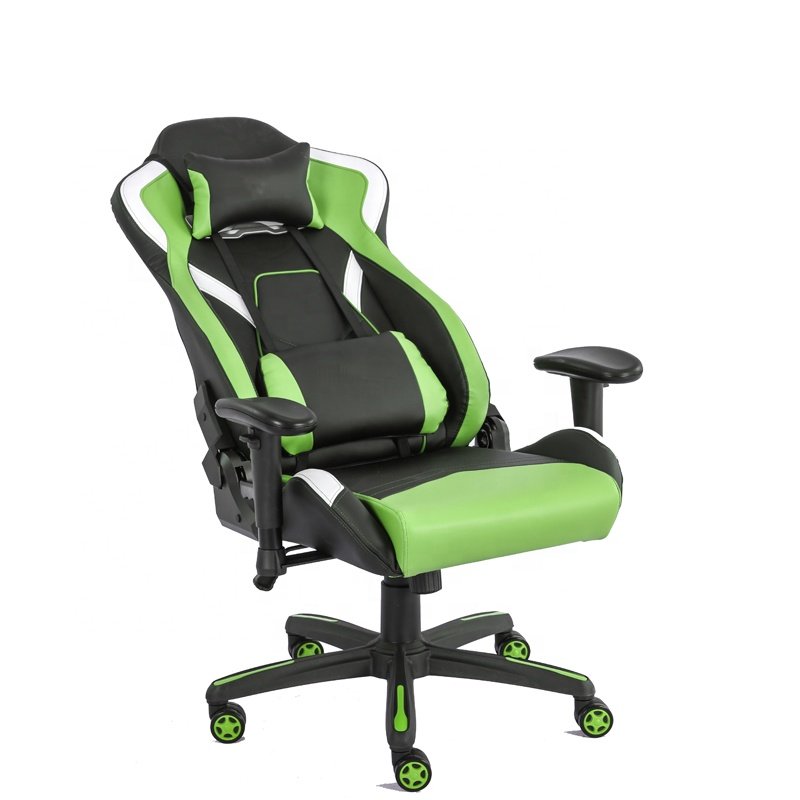 Factory OEM Wholesale Cheap Gaming Chair Racing Style Multi-color Optional Reclining Gaming Chair 2D Adjustable Armrest