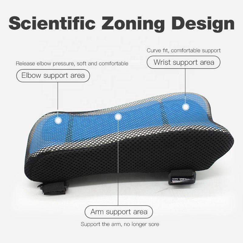 Ergonomic Armrest Pads- Office Chair Arm Rest Cover Pillow - Elbow Support Cushion for Computer, Gaming and Desk Chairs