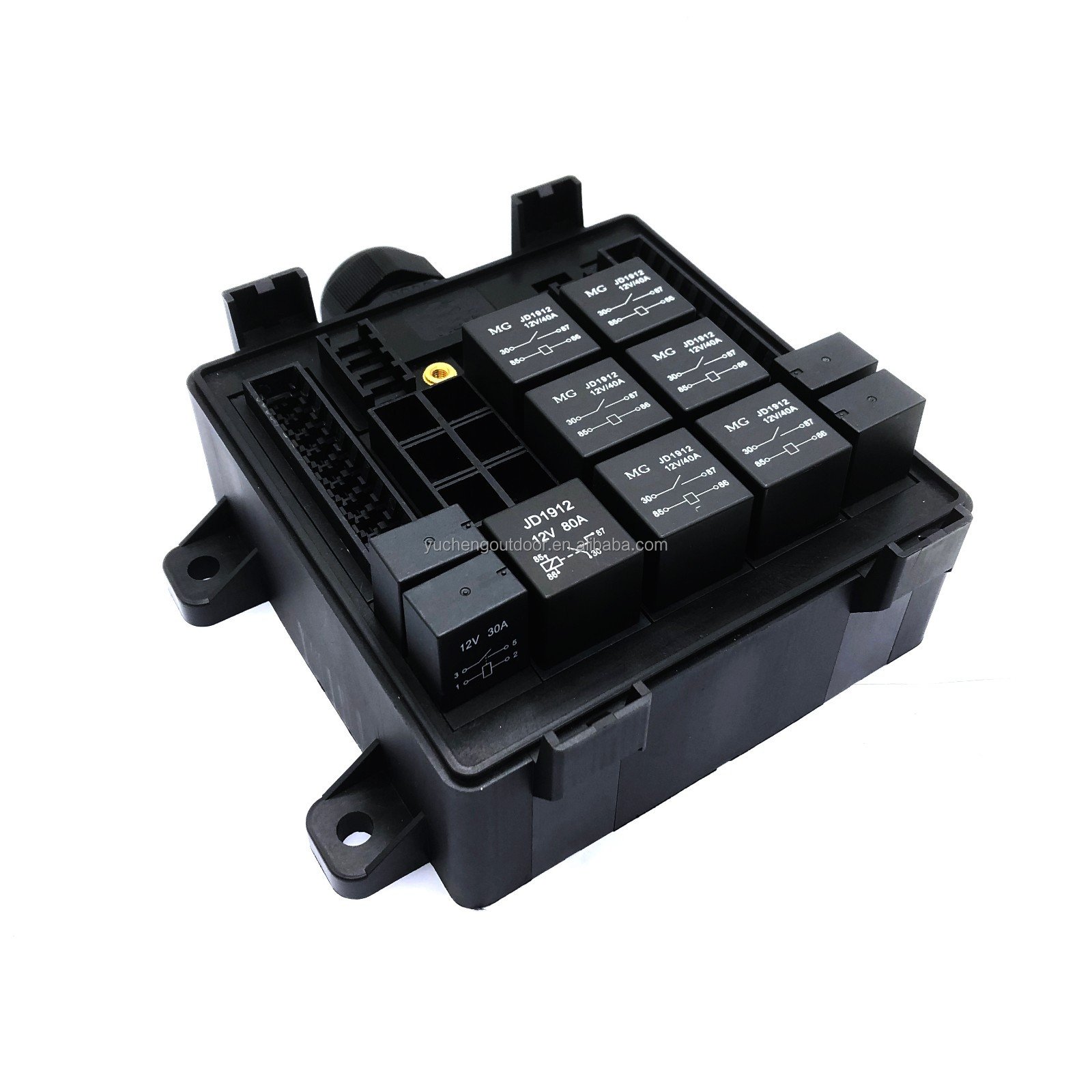 Auto RV Waterproof Fuse Box Relay Fuse Terminal Car with Multi-channel Light Control Modified Fuse Box