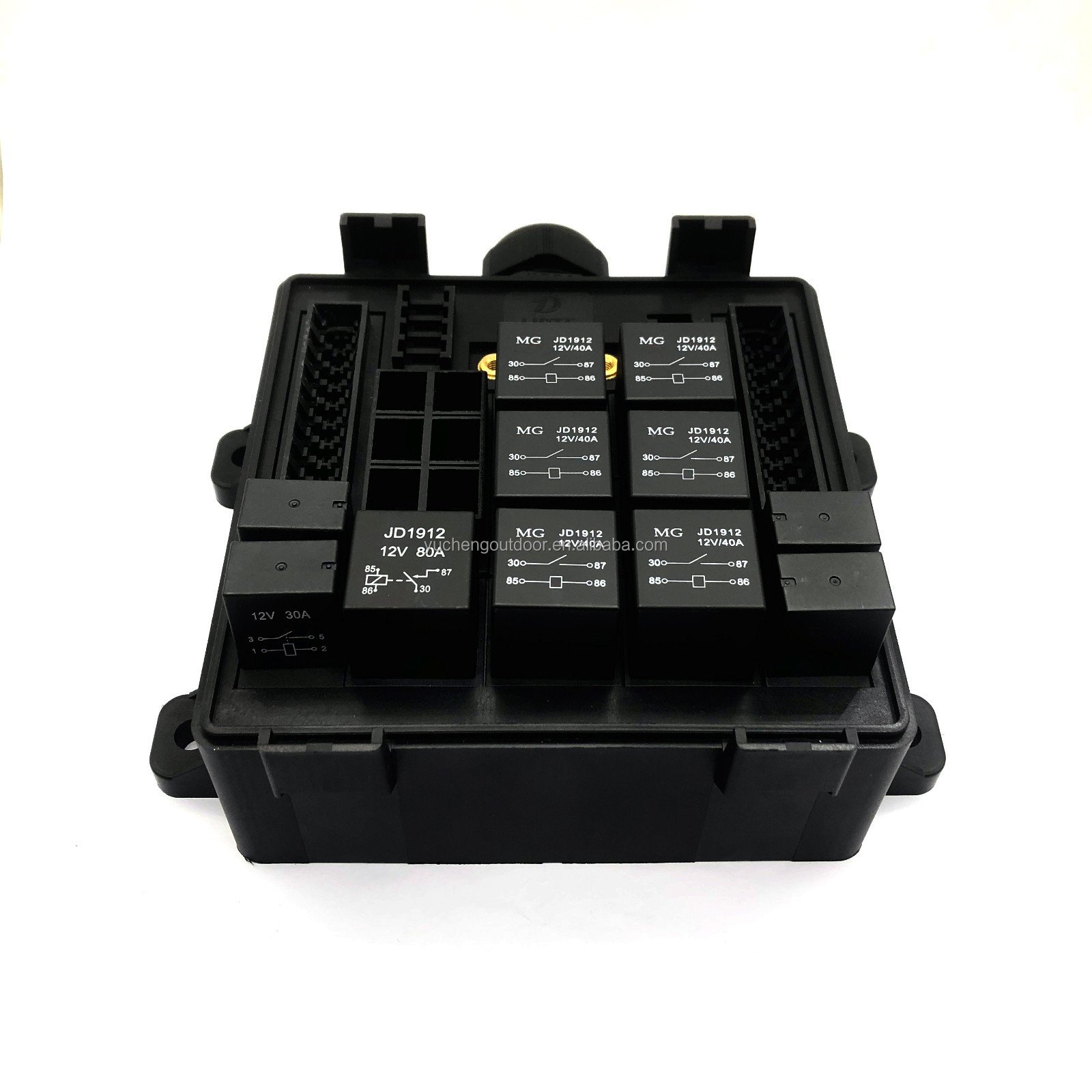 Auto RV Waterproof Fuse Box Relay Fuse Terminal Car with Multi-channel Light Control Modified Fuse Box