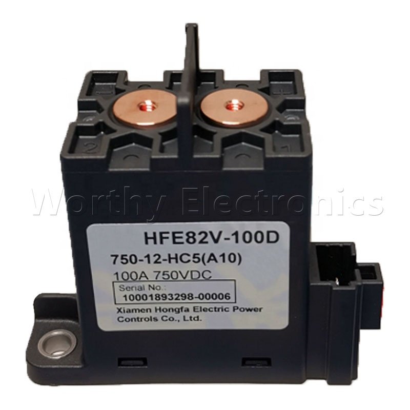 Electronic component magnetic holding relay 12V/24VDC 100A HFE82V-100D/750-12-HC5(A10) relay module