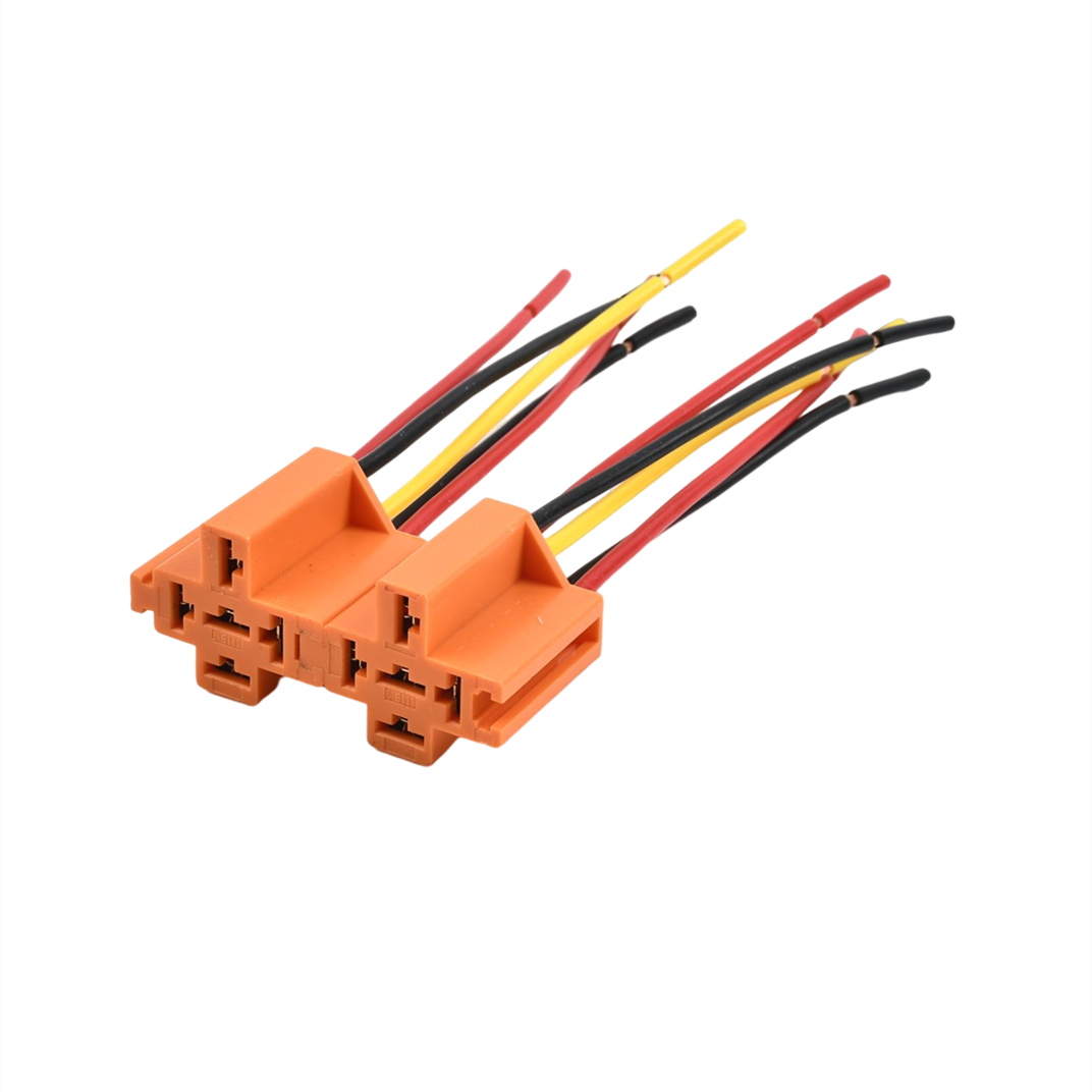 Relay H7 9006 H11 9005 Ceramic Plug & Socket Auto Light Bulb H1 Copper & PVC Material Automobile Light Bulb Connector