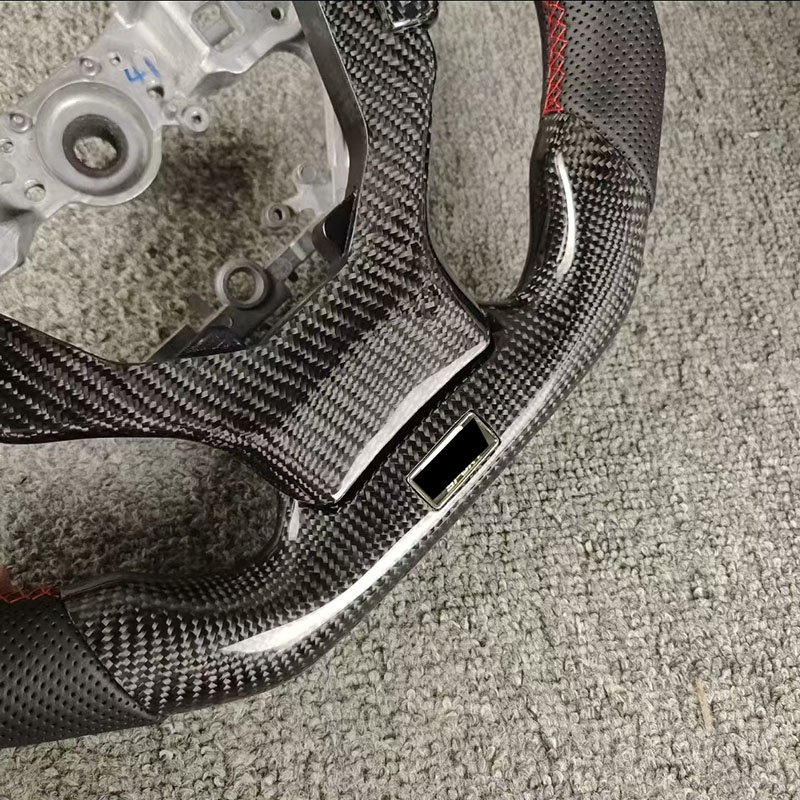 Superior quality Modified Leather Advanced Carbon Fiber steering wheel For Lexus IS car steering wheel