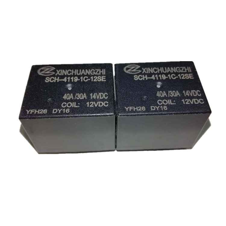 Mini Auto 4119 12V 40A Automotive Relay SPDT 7 PIN for Motor Load Europe Terminal SLB-12VDC-SL-C