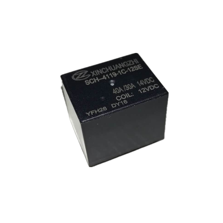 Mini Auto 4119 12V 40A Automotive Relay SPDT 7 PIN for Motor Load Europe Terminal SLB-12VDC-SL-C