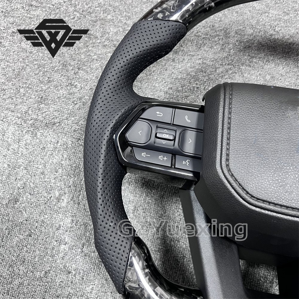 Hot Selling High Quality Suitable For Toyota LC300 Large Hole Forged Carbon Fiber Steering Wheel Assembly