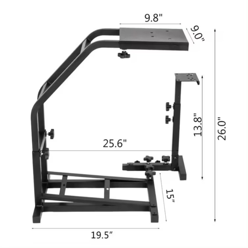 Adjustable Steer Racing Simulator Wheel Bracket Stand G29 Car Steering Wheel Stand