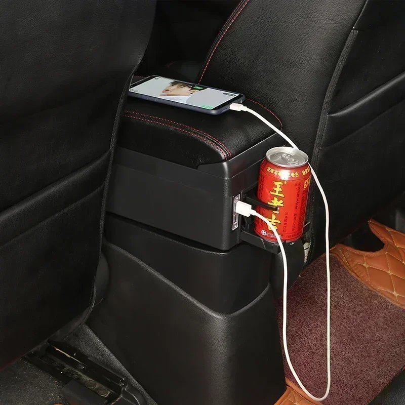 TONC Driving in Style and Convenience: Ford Focus Armrest Storage with USB Charging, Ergonomic Design, and Tech-Forward Features