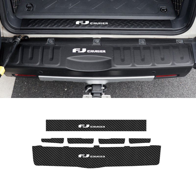 Full Car Protective Pad for Toyota FJ Cruiser Trunk Door Armrest Box Welcome Pedal Sticker Interior Modification Accessories