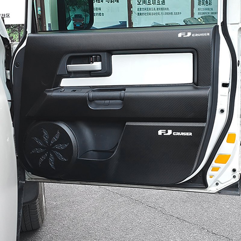 Full Car Protective Pad for Toyota FJ Cruiser Trunk Door Armrest Box Welcome Pedal Sticker Interior Modification Accessories