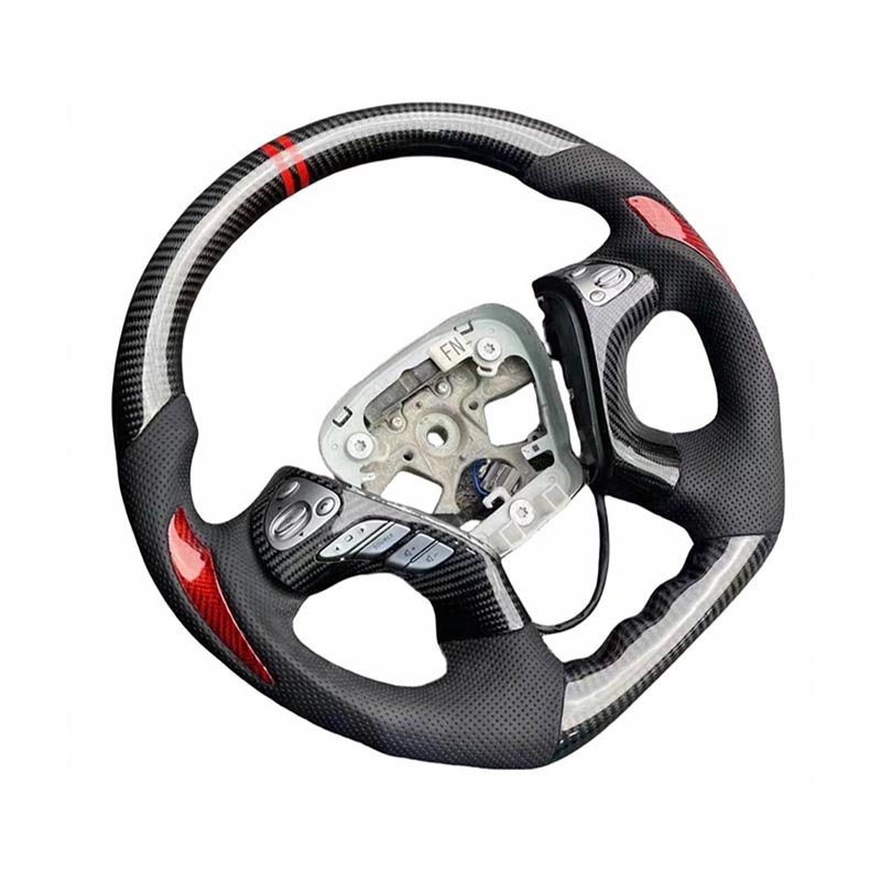 Car Steering Wheels for Infiniti G37 S FX37 Coupe Sedan Coupe LED RPM Real Carbon Fiber Steering Wheel?