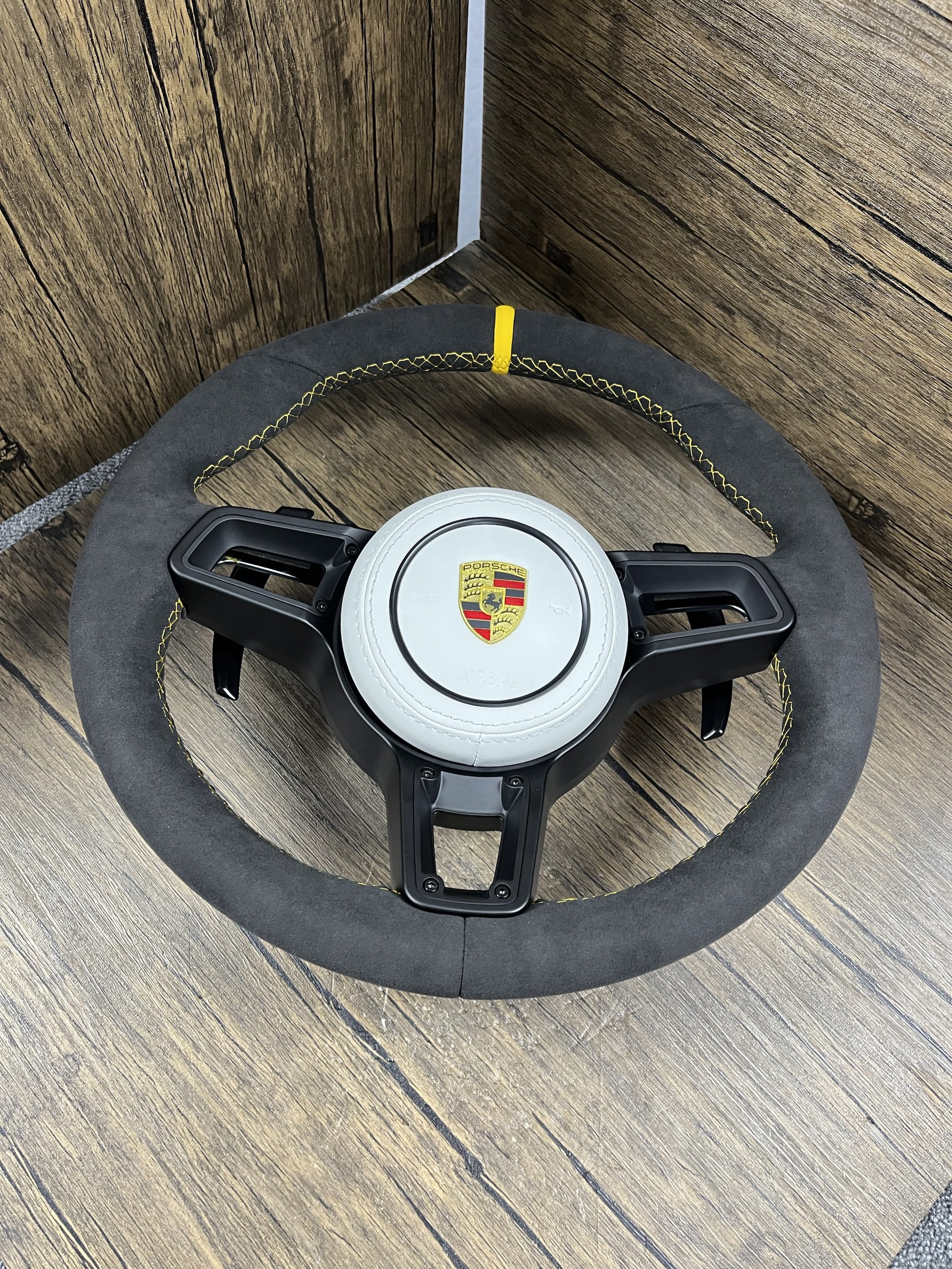 Upgrade New Complete Leather Steering Wheel Fit for Porsche Panamera Macan Cayenne 918 911 718 970 971 958 Custom steering wheel