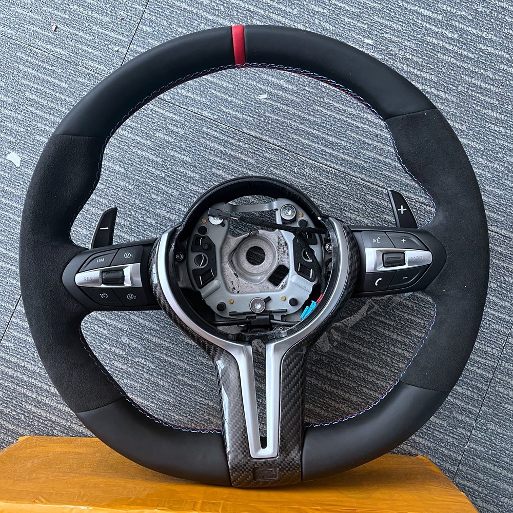 Carbon Fiber Steering Wheel Fit for BMW F10 F20 F30 F11 F31 F34 F32 F33 F36 F21 F22 F23 F82 F83 F85 F86 F87 E70 E71 E90 E92 E93