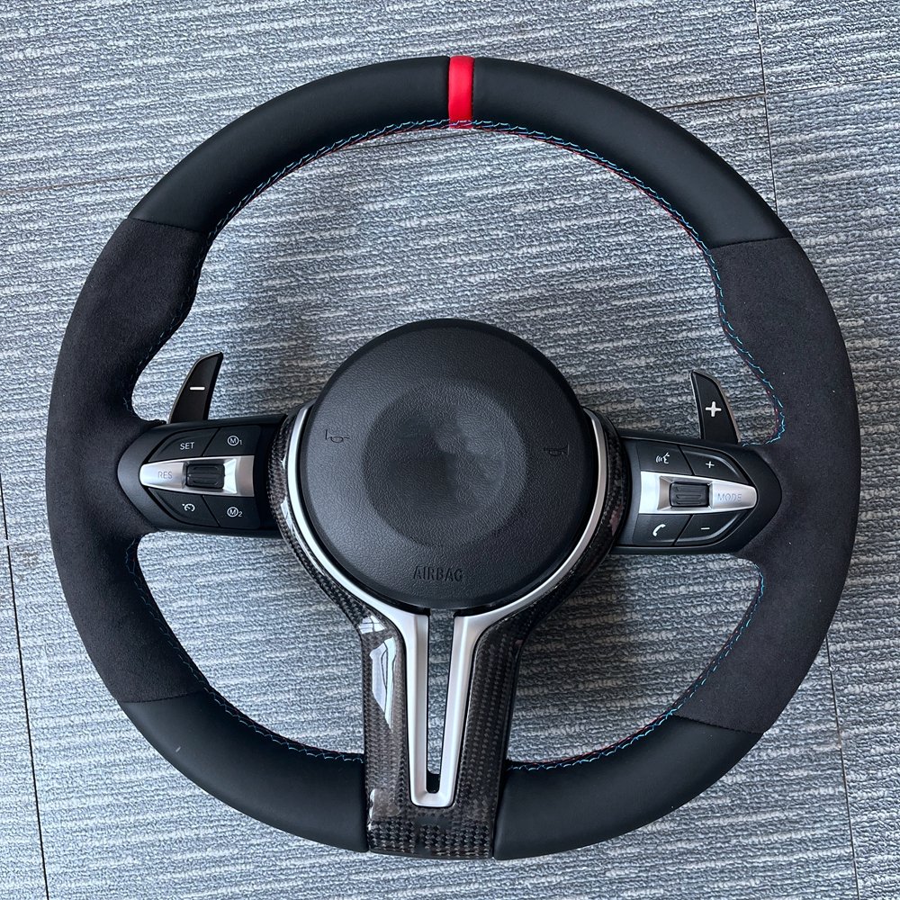 Carbon Fiber Steering Wheel Fit for BMW F10 F20 F30 F11 F31 F34 F32 F33 F36 F21 F22 F23 F82 F83 F85 F86 F87 E70 E71 E90 E92 E93