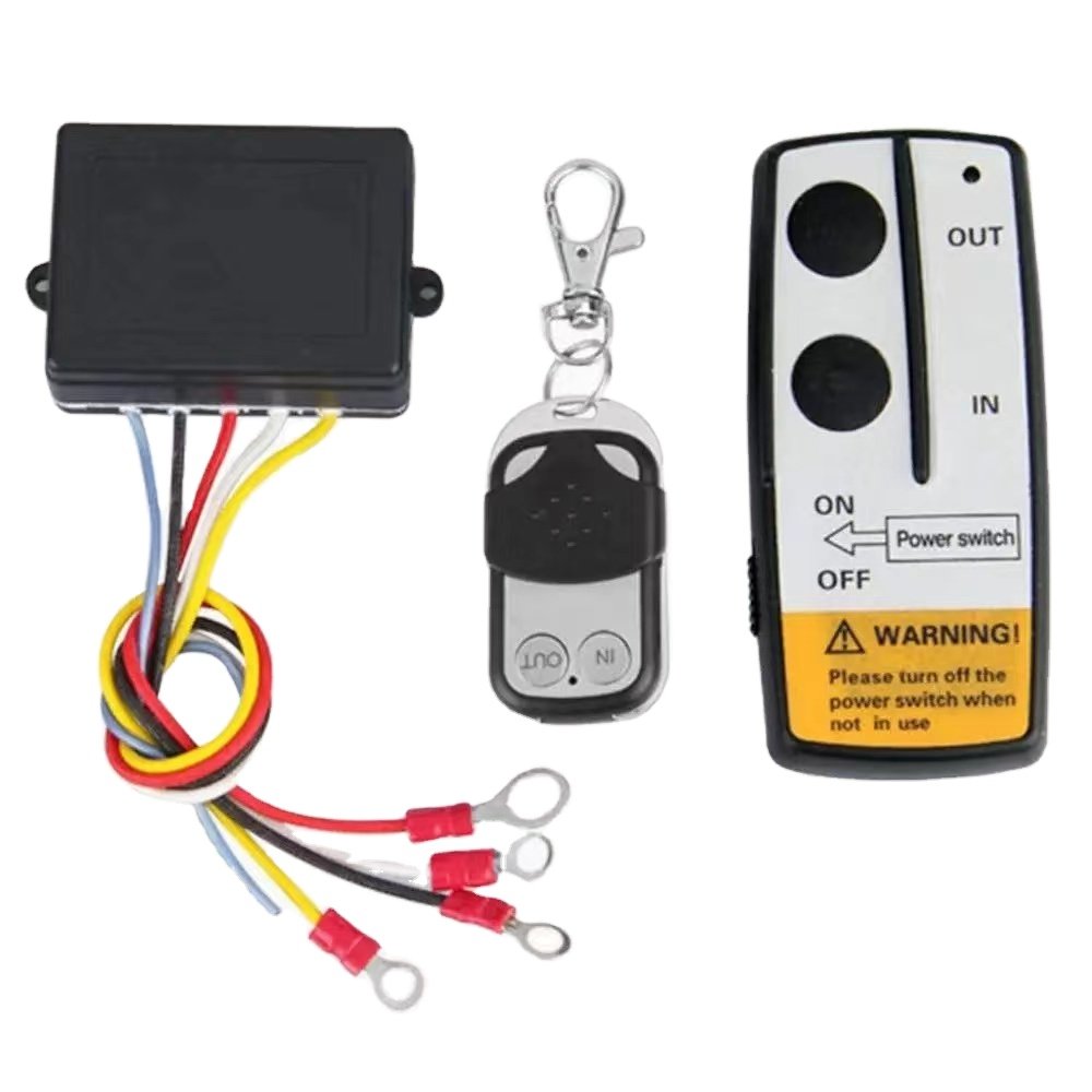 for Truck Jeep ATV SUV 12V Universal Wireless Winch Remote Control Kit 12V 2 Remotes with Indicator Light