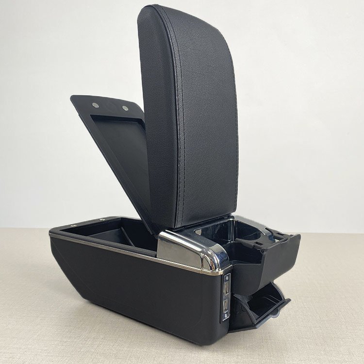 Universal Car Arm Rest Center Console Storage Box Central Universal Armrest Box With Cup Holder