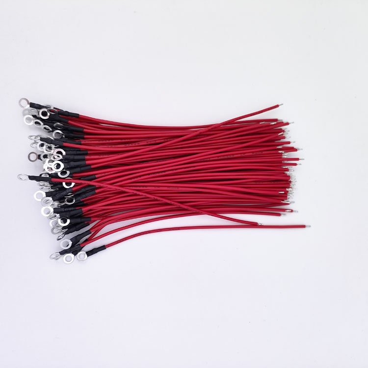Relay Support Harness 1007-22AWG Connector Ring 5.2 Harness for Relay Electrical Red Cables Single Wire Harness