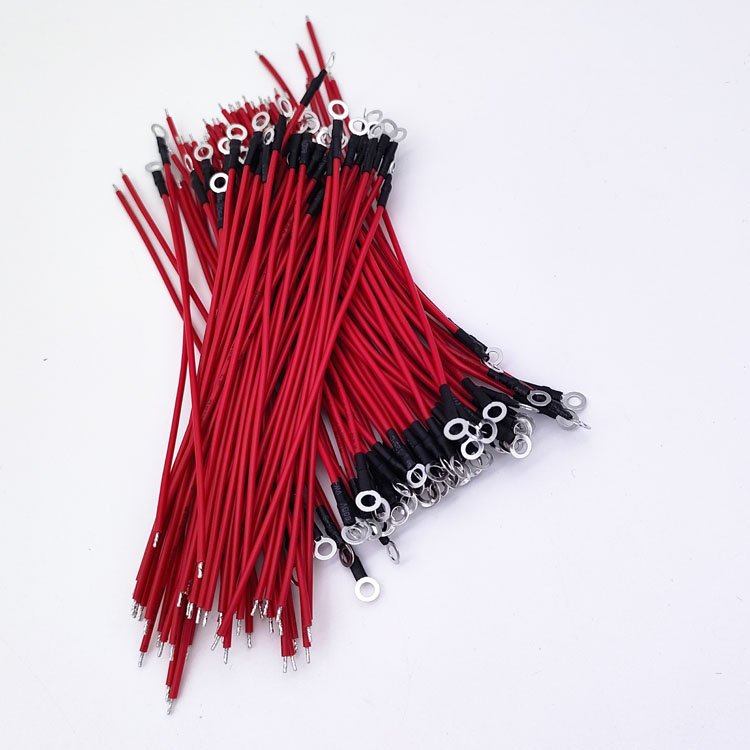 Relay Support Harness 1007-22AWG Connector Ring 5.2 Harness for Relay Electrical Red Cables Single Wire Harness
