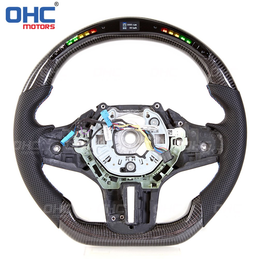 Car Steering Wheel For Bmw G20 Steering Wheel 3 Series M340i Led Performance Carbon Fiber Steering Wheel Ohc Motors