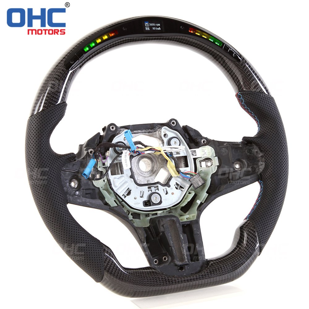 Car Steering Wheel For Bmw G20 Steering Wheel 3 Series M340i Led Performance Carbon Fiber Steering Wheel Ohc Motors