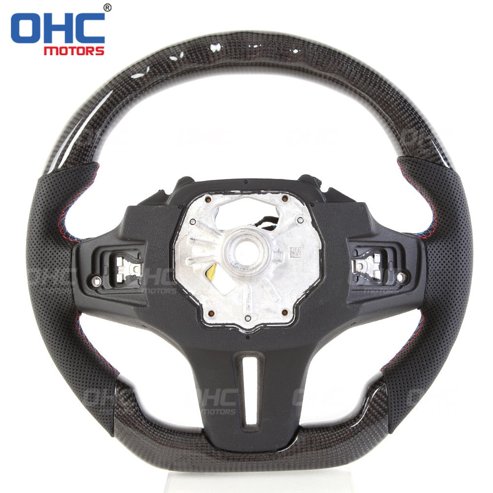 Car Steering Wheel For Bmw G20 Steering Wheel 3 Series M340i Led Performance Carbon Fiber Steering Wheel Ohc Motors