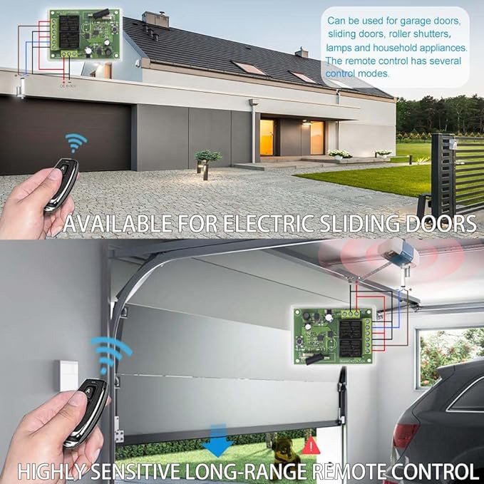 Gate Control Outdoor Universal Multi-opening Automatic Door Multi-frequency Opening Kit Auto Gate Remote Control
