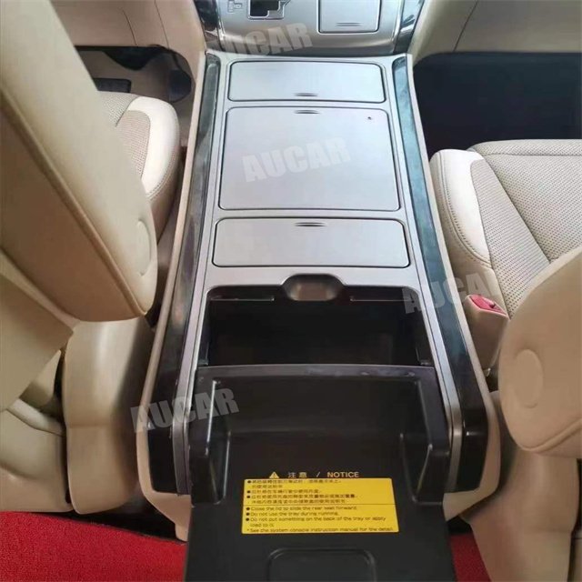 AUCAR Factory OEM Genuine Armrest Car Auto Accessories Center Refrigerator for Toyota Alphard Center Console Armrest Storage Box