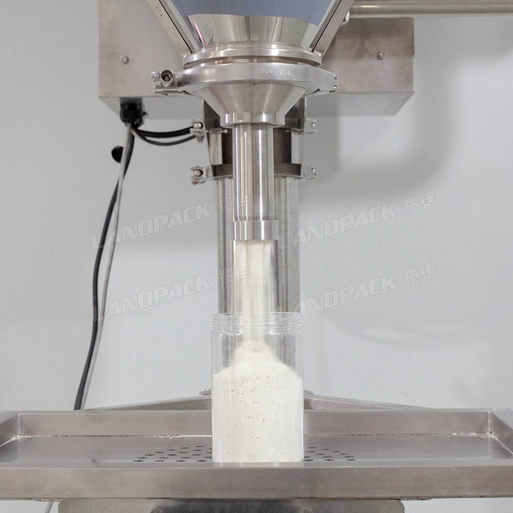Semi Auto Automatic Dry Powder Filling Machine with Screw Feeder Manual Small Micro Doser Auger Filler Price