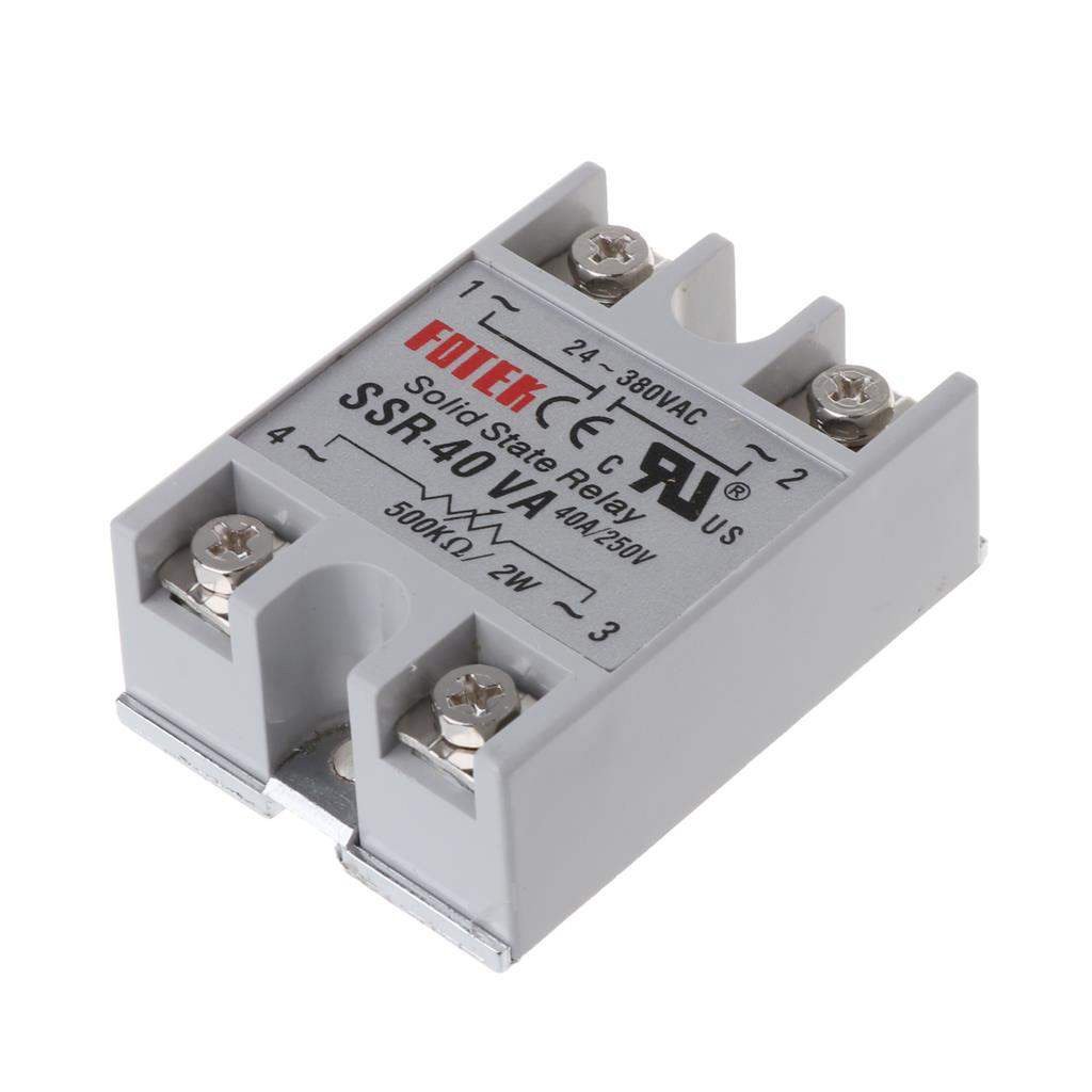Variable Resistor Solid State Relay 40A Ssr-40va Fotek Relay,ssr40va Solid State Relay Ssr 40va