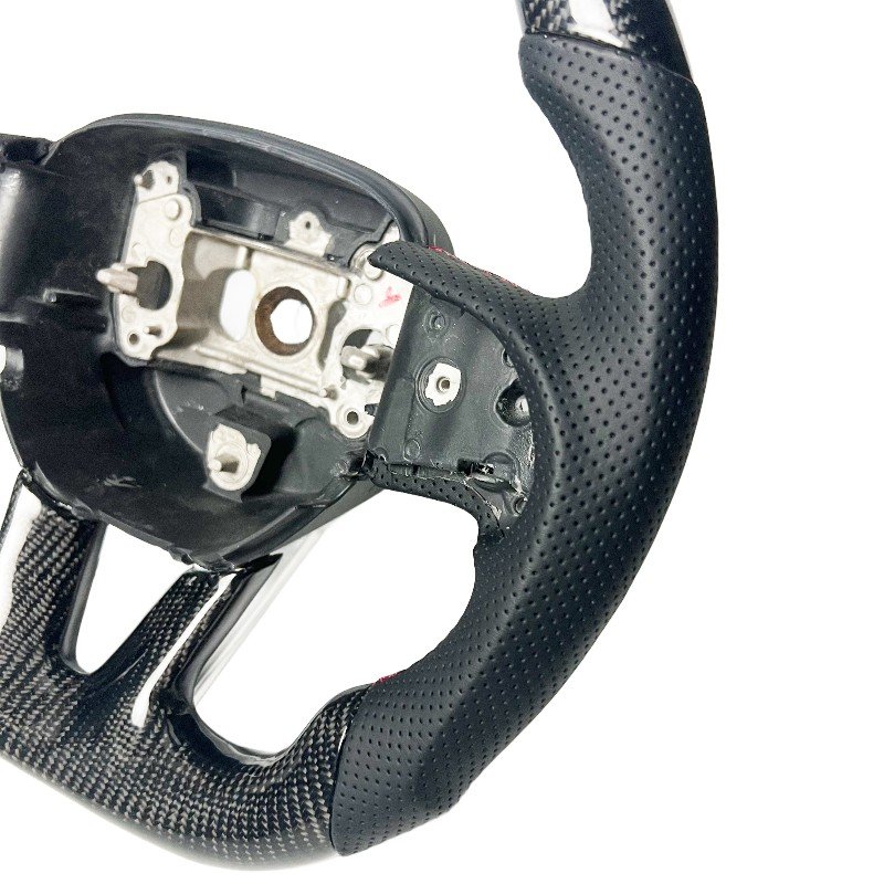 LED Carbon Fiber Steering Wheel For Dodge Charger Challenger Hellcat Charger Srt Challenger Srt Car Steering Wheel