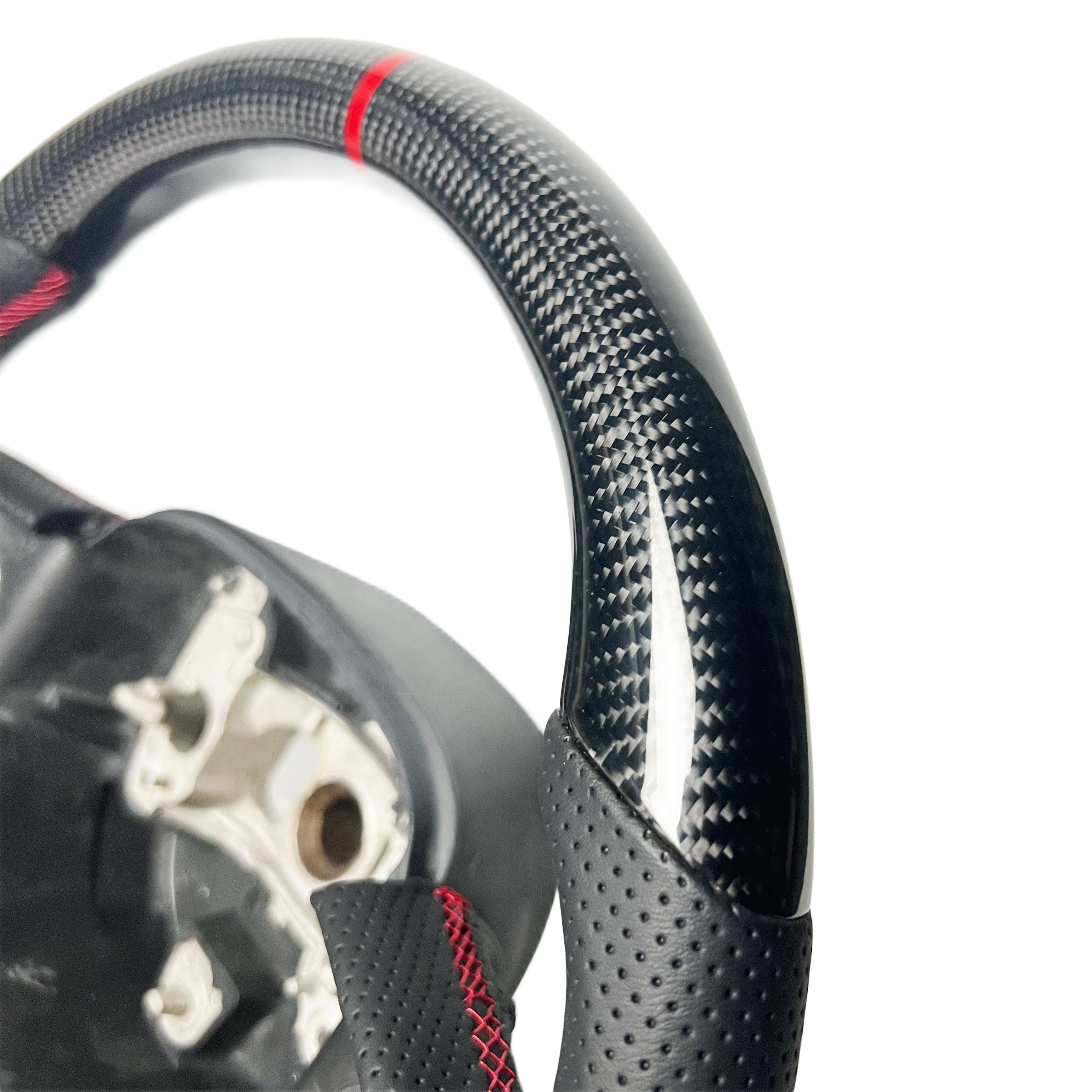 LED Carbon Fiber Steering Wheel For Dodge Charger Challenger Hellcat Charger Srt Challenger Srt Car Steering Wheel