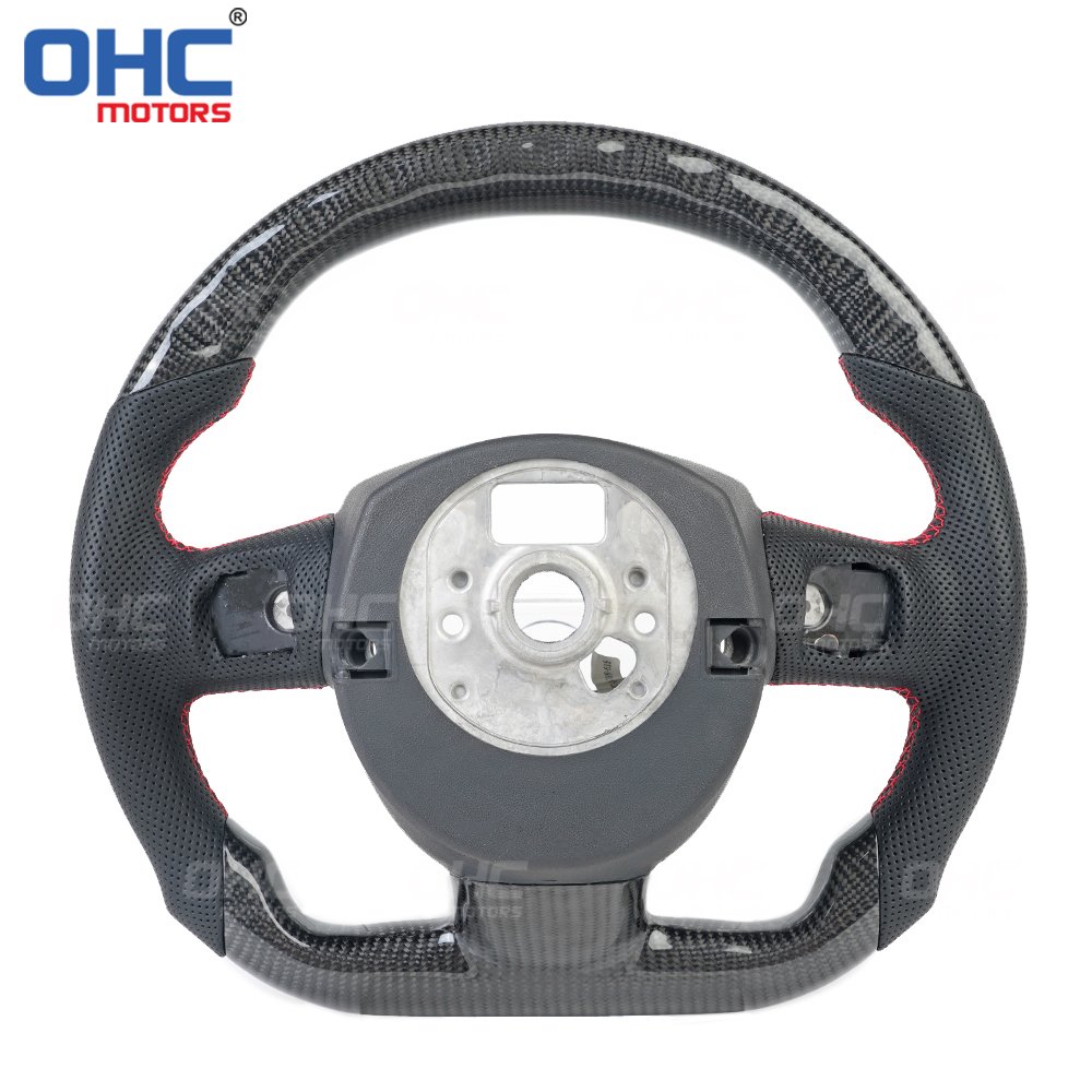 Au-di A3 A4 A5 A6 Q5 Q7 LED Steering Wheels Fit For audi custom steering wheel 2005 2006 2007 2008 2009 2010 2011 OHC MOTORS