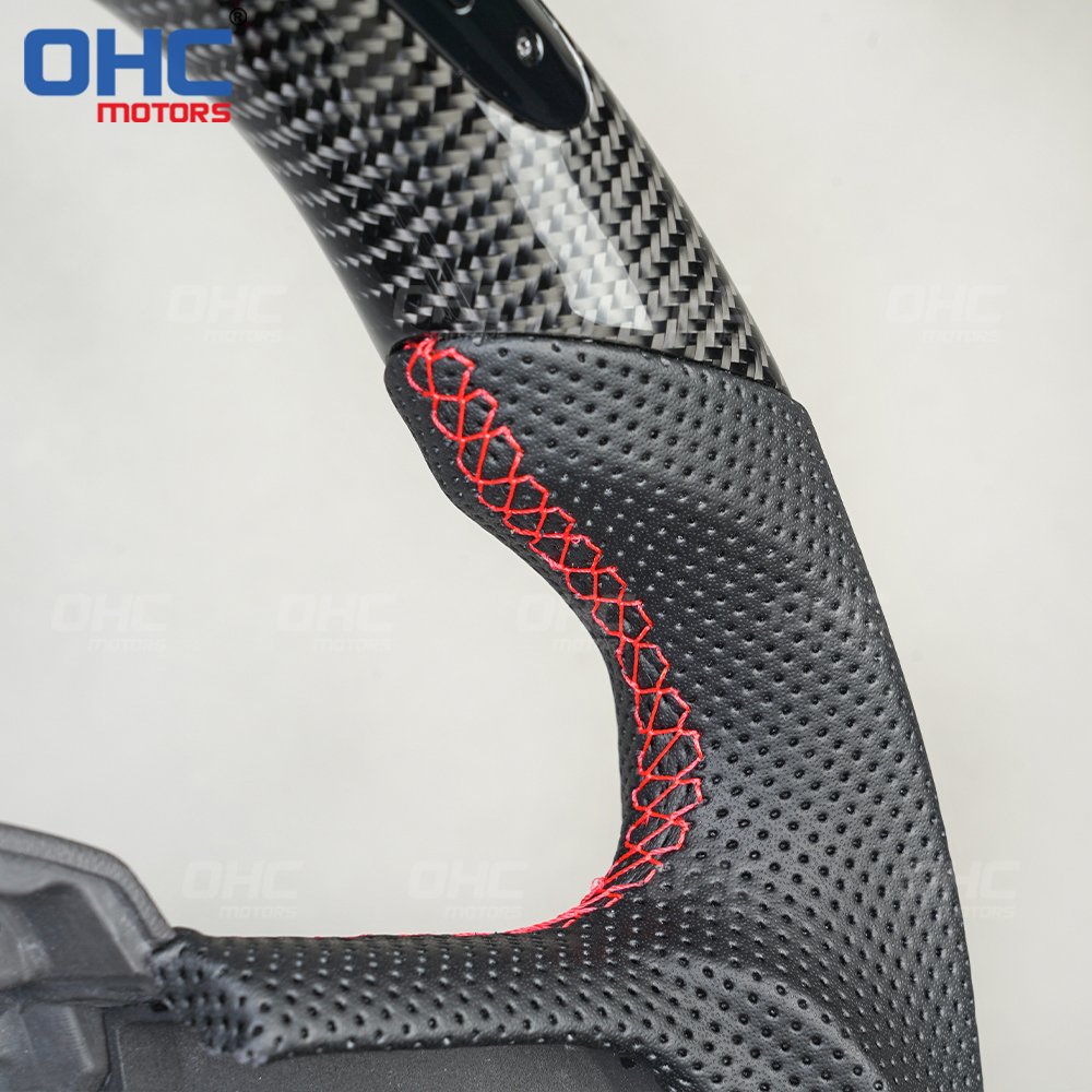 Au-di A3 A4 A5 A6 Q5 Q7 LED Steering Wheels Fit For audi custom steering wheel 2005 2006 2007 2008 2009 2010 2011 OHC MOTORS