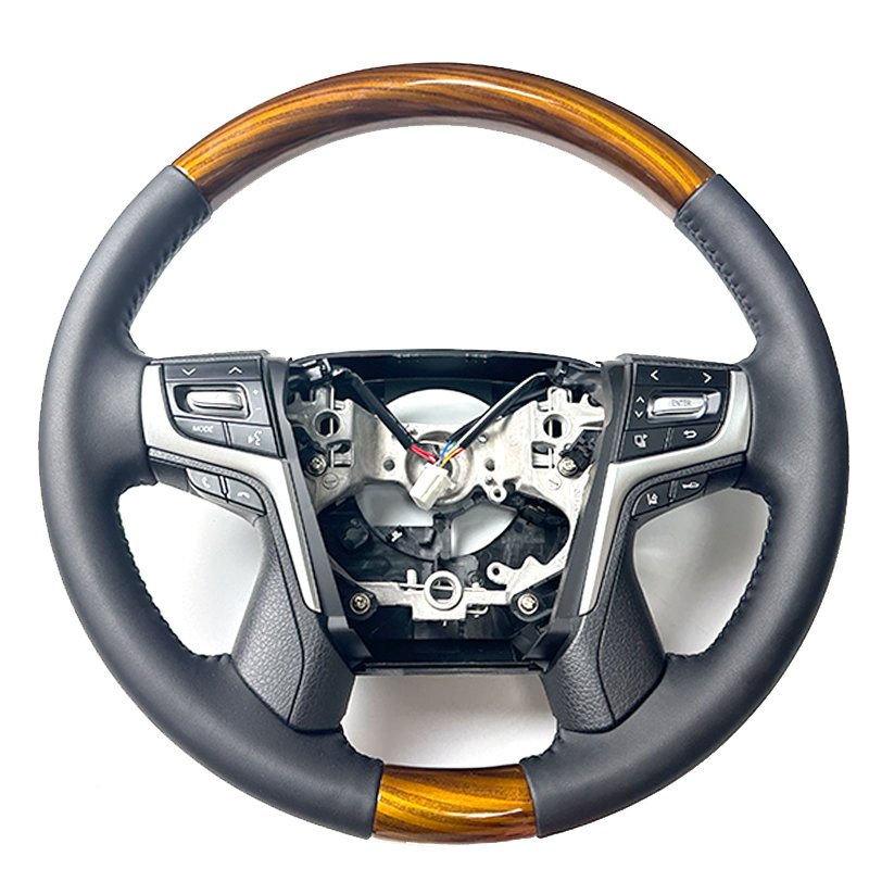 Customized peach wood Steering Wheel For Toyota Alphard Vellfire For Lexus Lx570 Lm300h 350 Car Interior Accessary