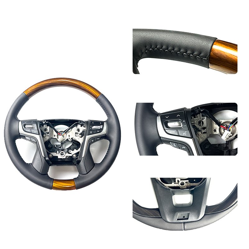 Customized peach wood Steering Wheel For Toyota Alphard Vellfire For Lexus Lx570 Lm300h 350 Car Interior Accessary