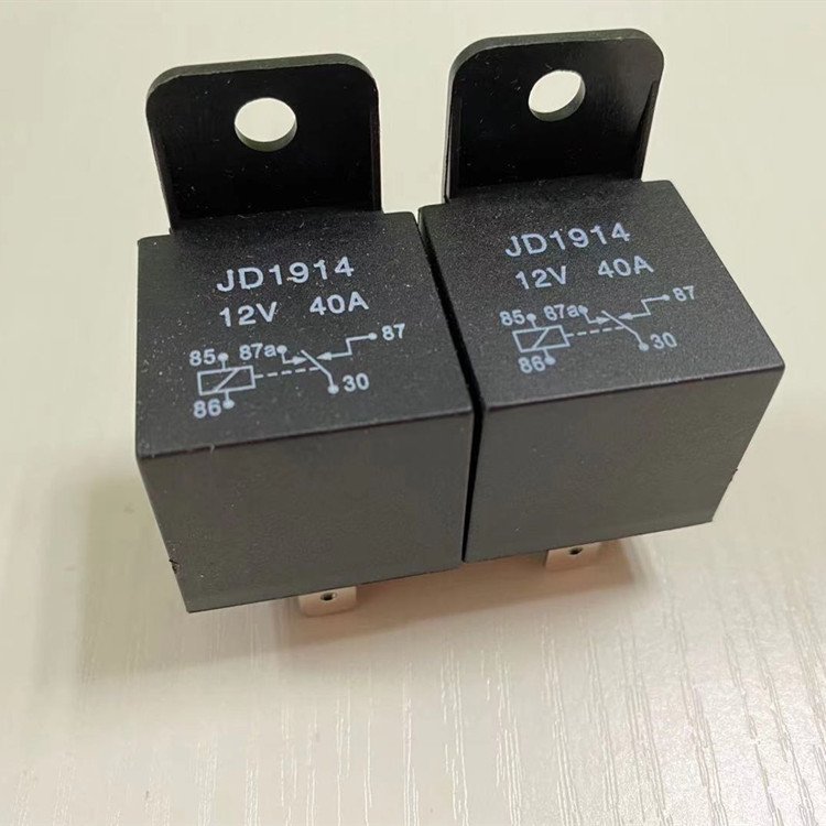 JD1914 Auto Relay 12V 14V 24V 30A 40A 4 Pin DC Automotive for Car GPS Tracker HFV4 Relay