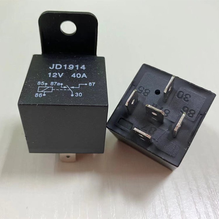 JD1914 Auto Relay 12V 14V 24V 30A 40A 4 Pin DC Automotive for Car GPS Tracker HFV4 Relay