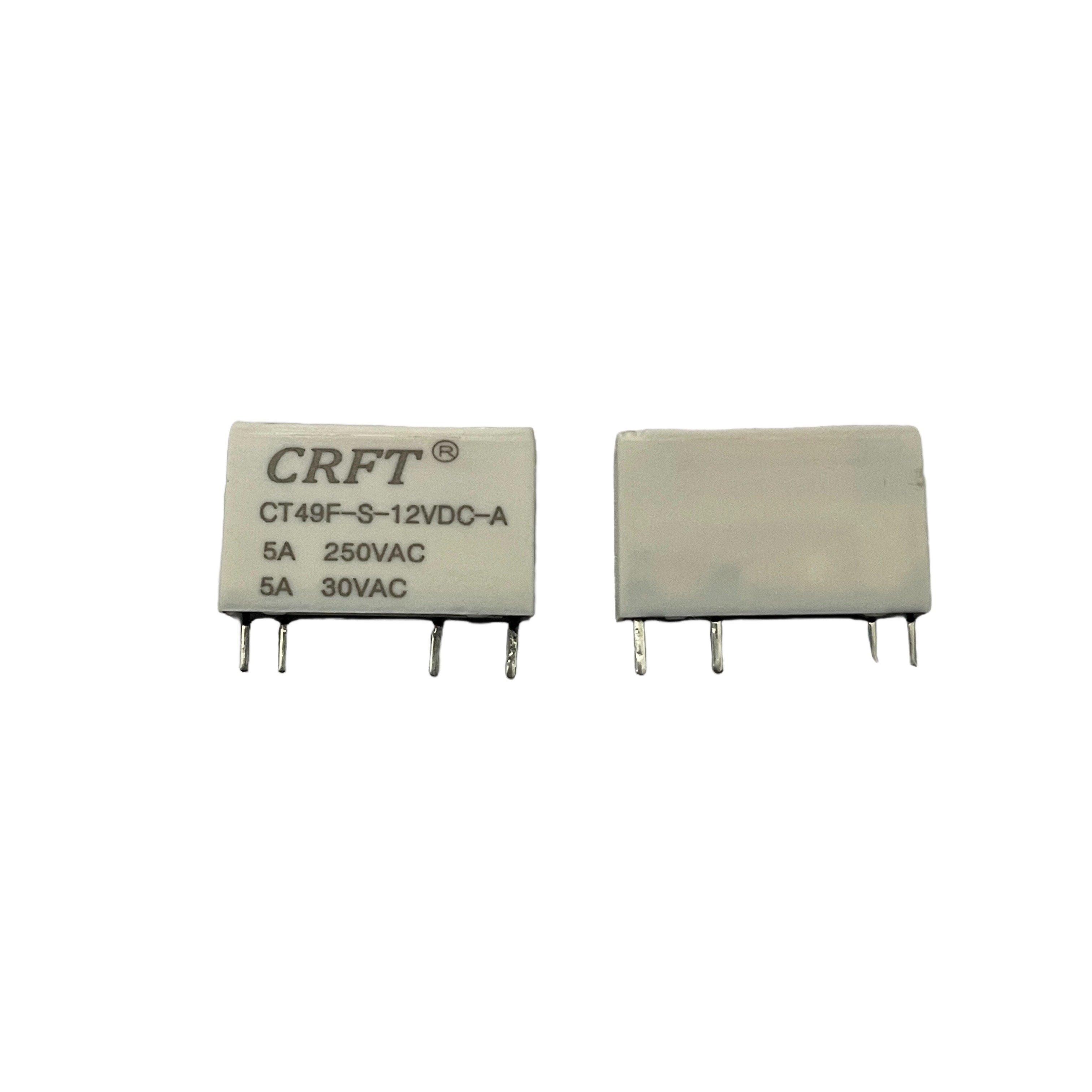 Power Relay 1A 4 Pin CT49F 5A 250VAC PCB Relay for Household Appliances