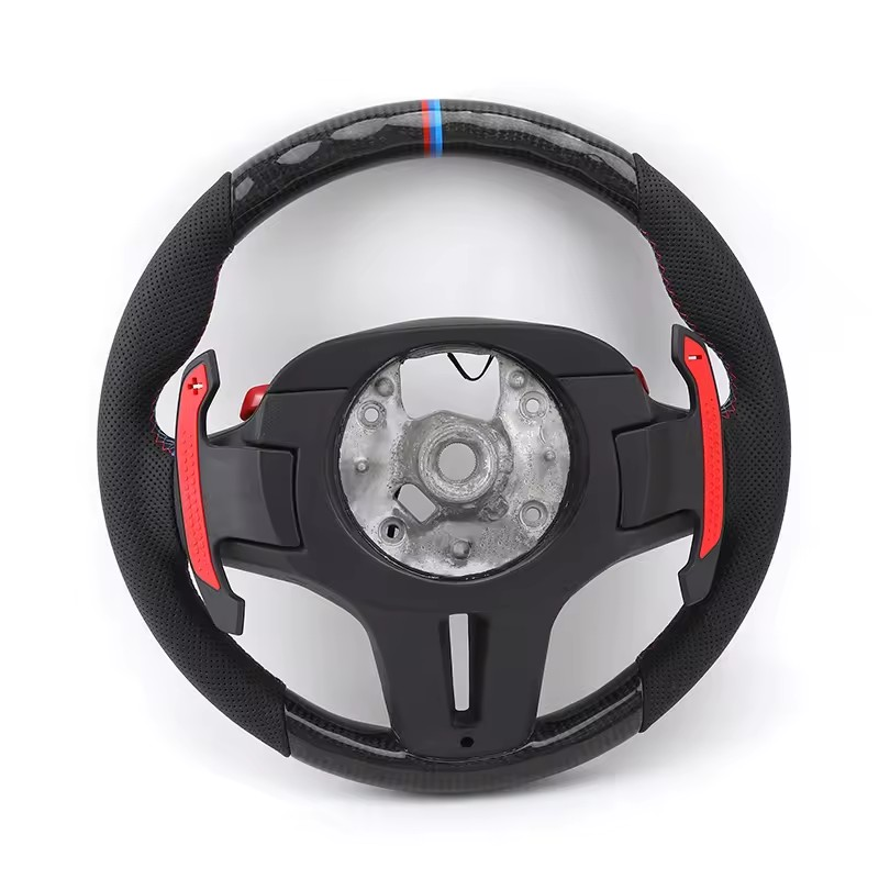 Custom M Sport Carbon Car Steering Wheel for Bmw M2 M3 M4 M5 M6 X5m X6m F80 F30 F31 F32 F10 F20 F22 F15 F16 F10 3 4 5 6 7 Series